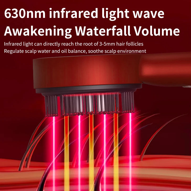 Red Light Scalp Massager Comb