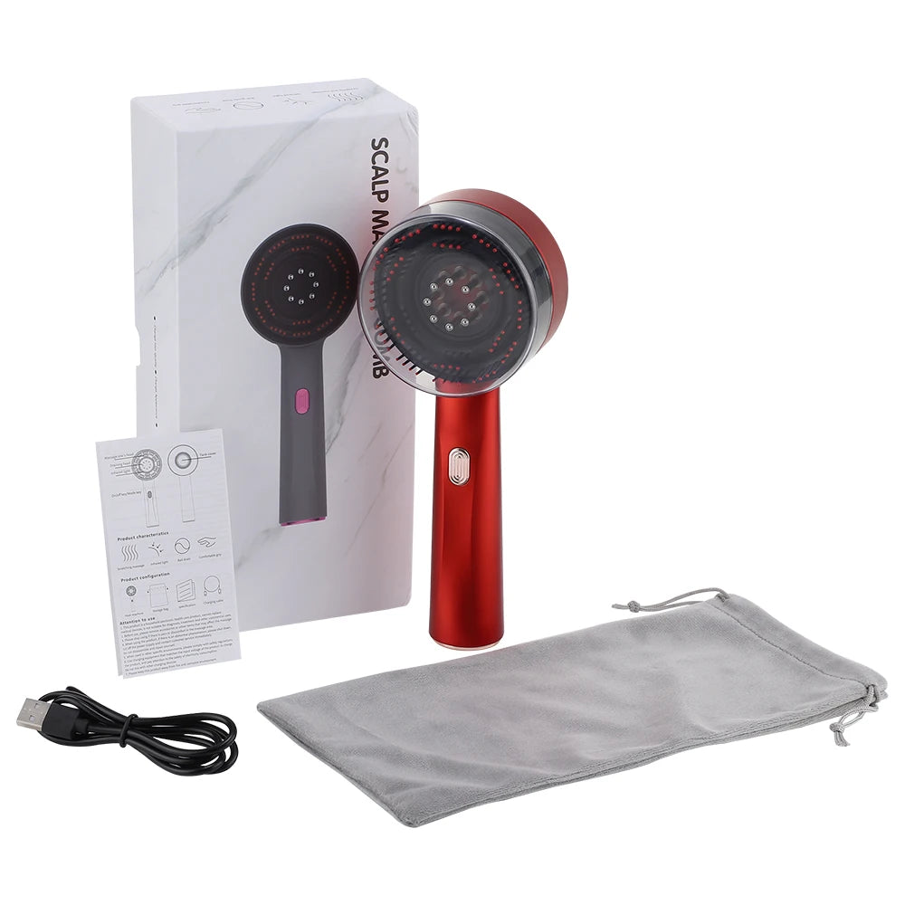 Red Light Scalp Massager Comb