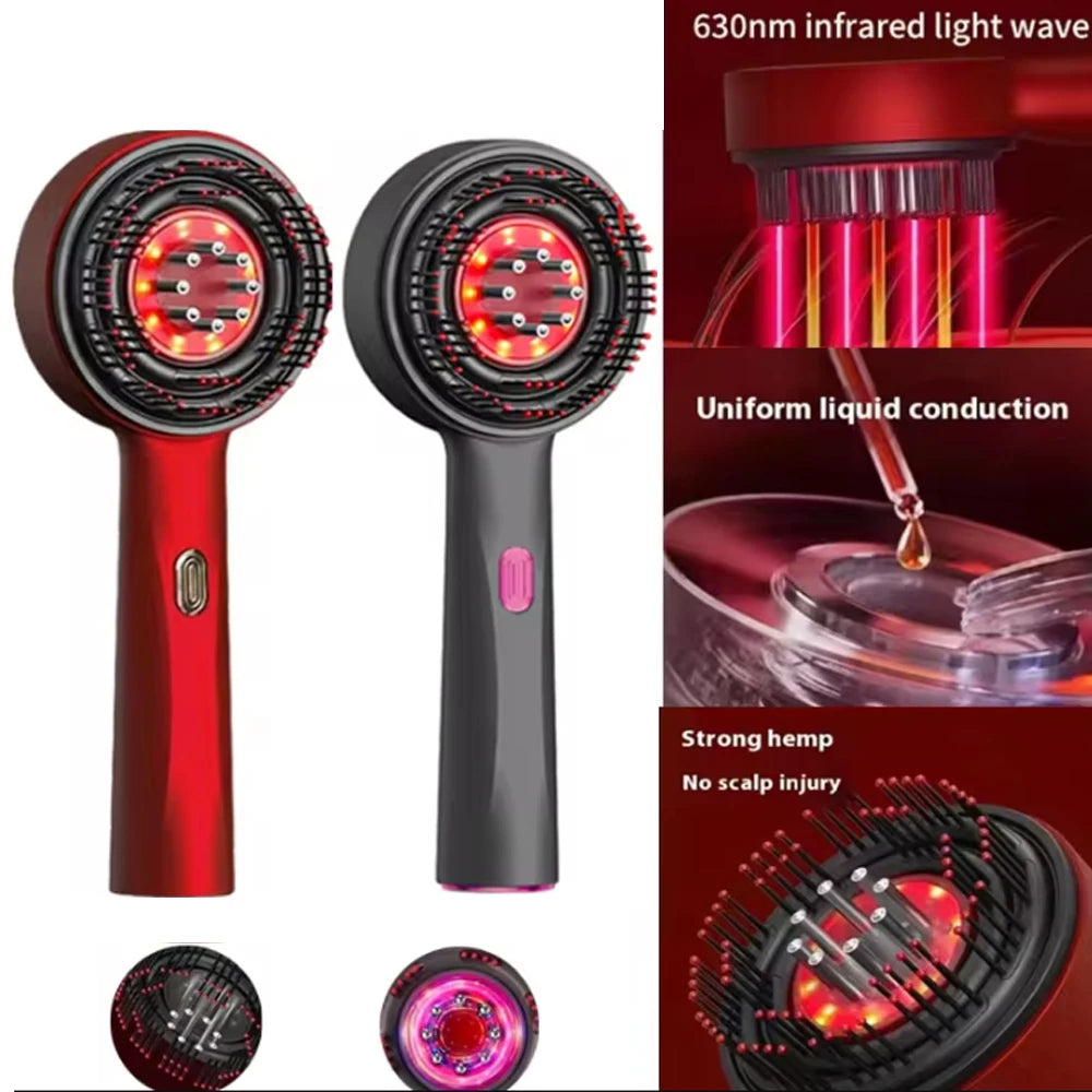 Red Light Scalp Massager Comb